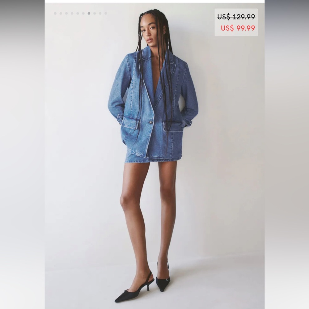 COPY - Mango Denim Blazer *NEW*